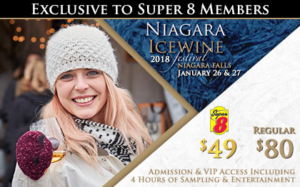 2018 Niagara Falls Icewine Festival  Hotel Packages - Wyndham Garden Niagara Falls Fallsview