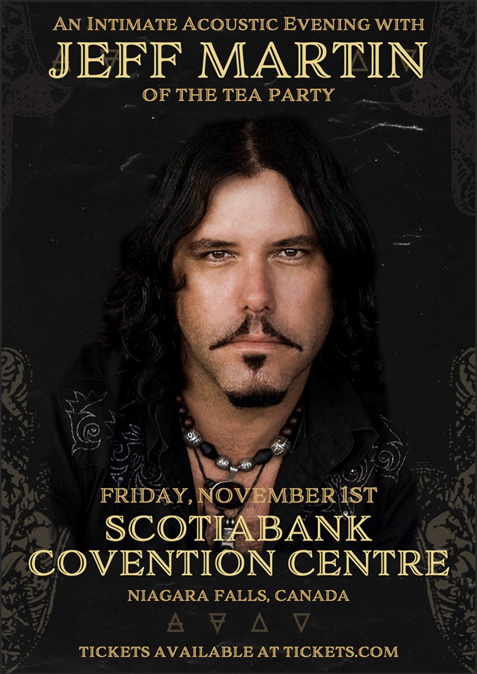 An Intimate Acoustic Evening with Jeff Martin of The Tea Party Hotel Packages - Wyndham Garden Niagara Falls Fallsview