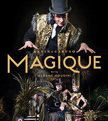 KEVIN & CARUSO  Magique WITH SPECIAL GUEST MADAME HOUDINI Hotel Packages - Wyndham Garden Niagara Falls Fallsview