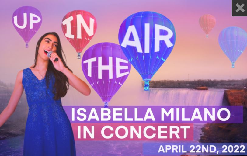 'UP IN THE AIR ' ISABELLA MILANO IN CONCERT Hotel Packages - Ramada by Wyndham Niagara Falls Near the Falls