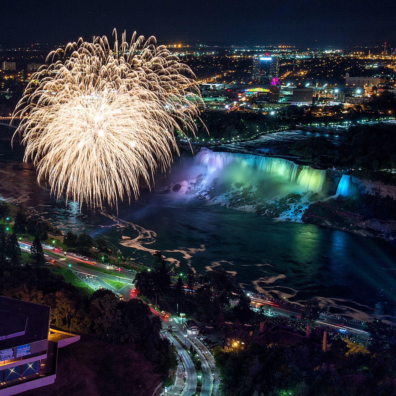 Fireworks over Niagara Falls Hotel Packages - fallsinfo
