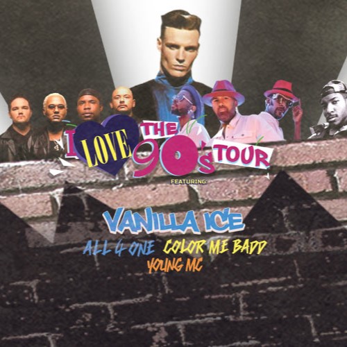 I Love the 90's Tour featuring Vanilla Ice, All-4-One, Color Me Badd, Young MC Hotel Packages - Wyndham Garden Niagara Falls Fallsview